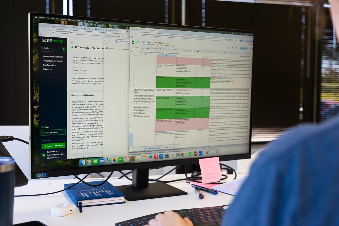 data-driven-guide-to-optimizing-for-machine-learning-seo-to-geo-moonello-serprecon-content-optimization-screens